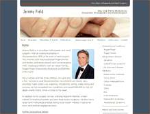 Tablet Screenshot of jeremyfield.co.uk